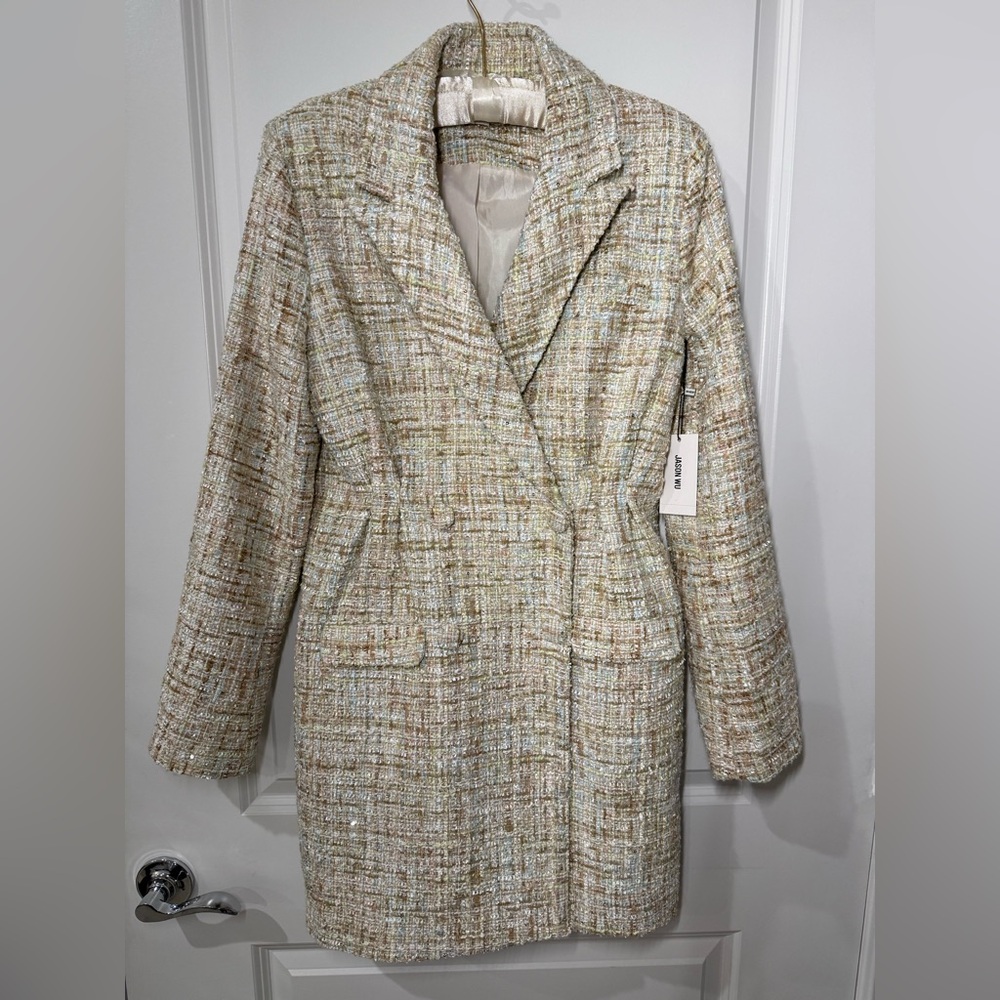 Jason Wu Cream Tweed Blazer